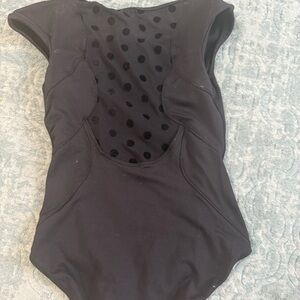 Mirella Black Mesh Bodysuit